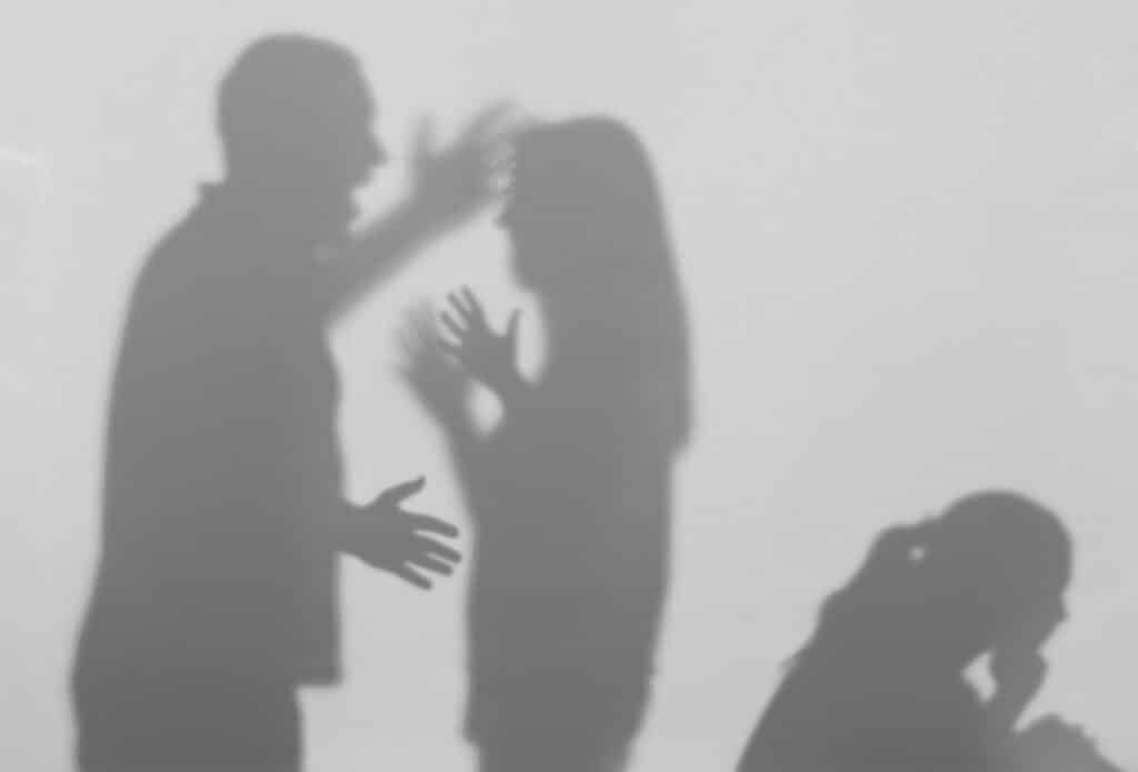 Silhouettes Depicting Domestic Violence | Colorado Domestic Violence Attorney​​​​ | Offices of CB