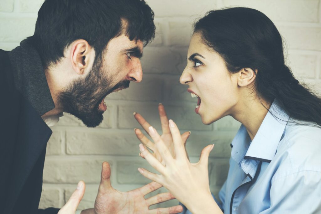 Couple Engaged in an Argument | Colorado Springs Domestic Violence Attorney​​​​ | Law Offices of CB